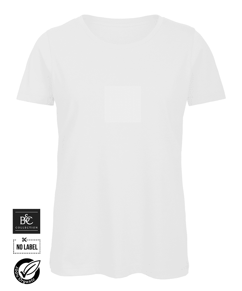 T-shirt donna in cotone organico No Label manica corta BCTW043 22 T-shirt-donna-in-cotone-organico-No-Label-manica-corta-BCTW043-bianco