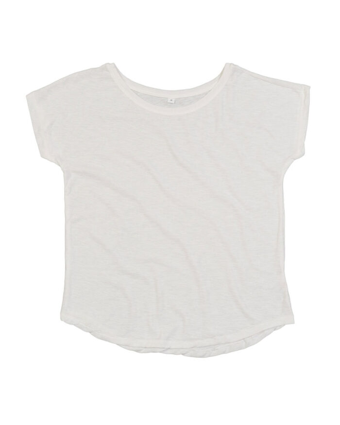 T-shirt-donna-in-cotone-organico-fiammato-Oversize-Mantis-MAM123-avorio