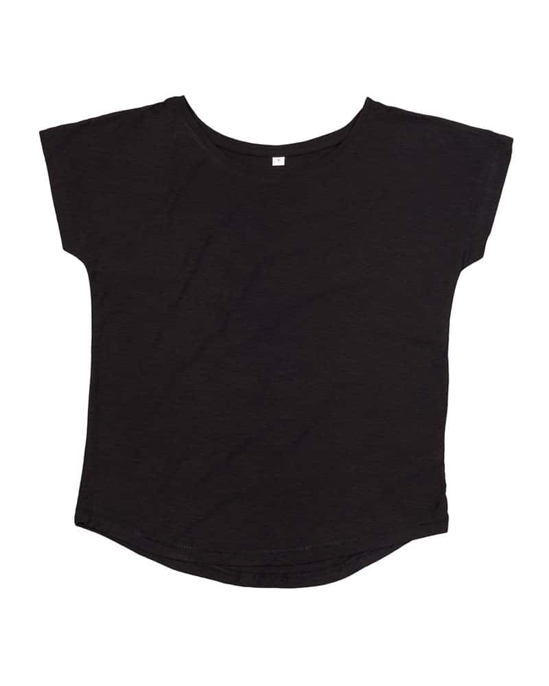 T-shirt donna in cotone organico fiammato Oversize Mantis MAM123 6 T-shirt-donna-in-cotone-organico-fiammato-Oversize-Mantis-MAM123-nero