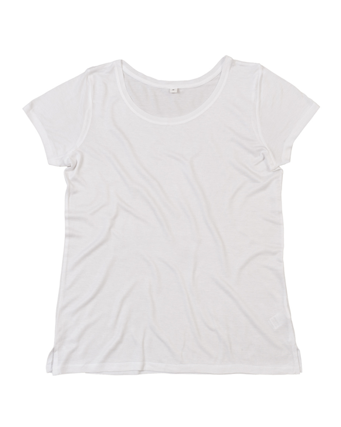 T-shirt donna "Black Label" Tencel Mantis MAM111 bianco