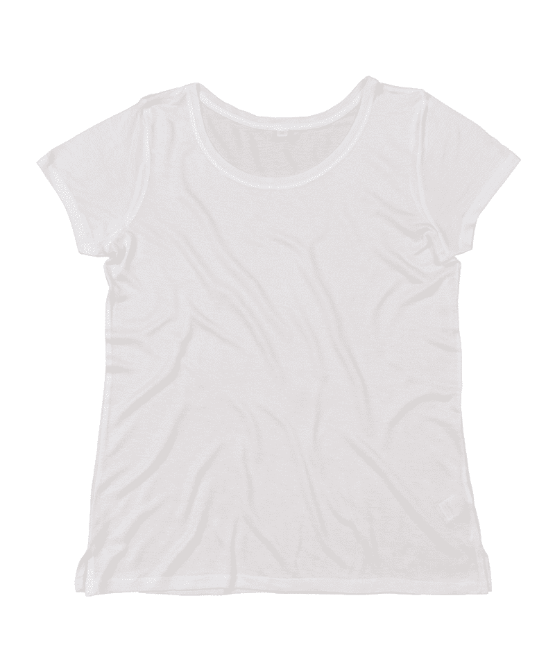 T-shirt donna "Black Label" Tencel Mantis MAM111 bianco