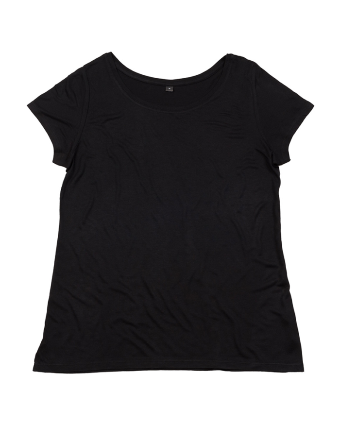 T-shirt donna "Black Label" Tencel Mantis MAM111 nero