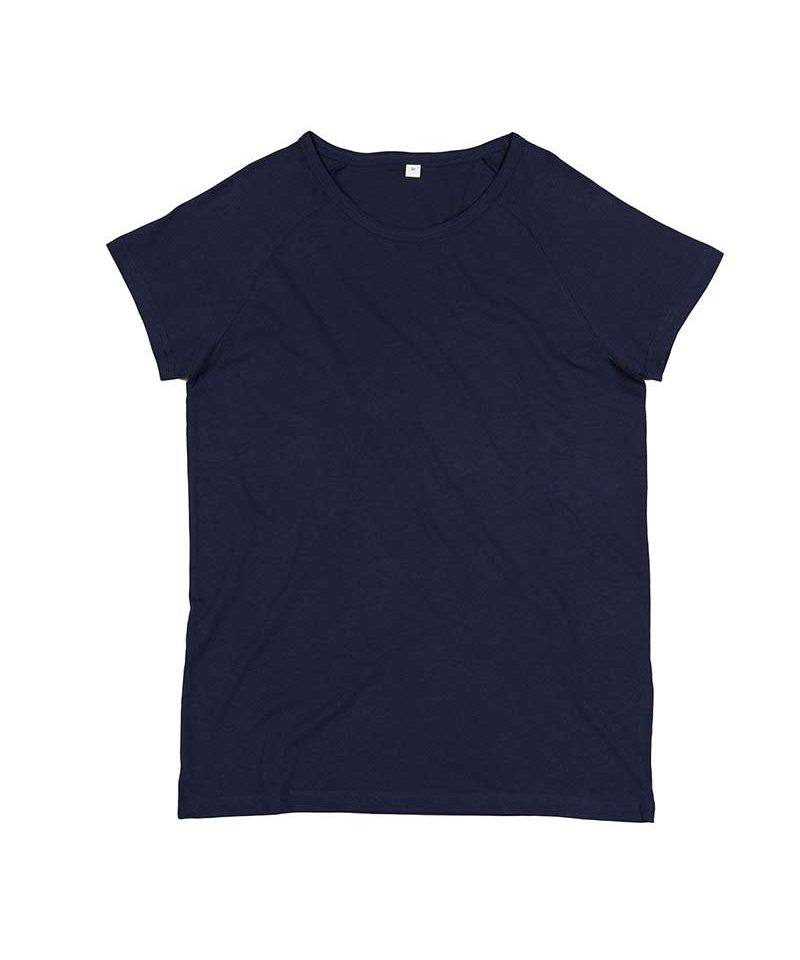 T shirt unisex cotone organico Raglan Mantis MAM130 blu navy 1