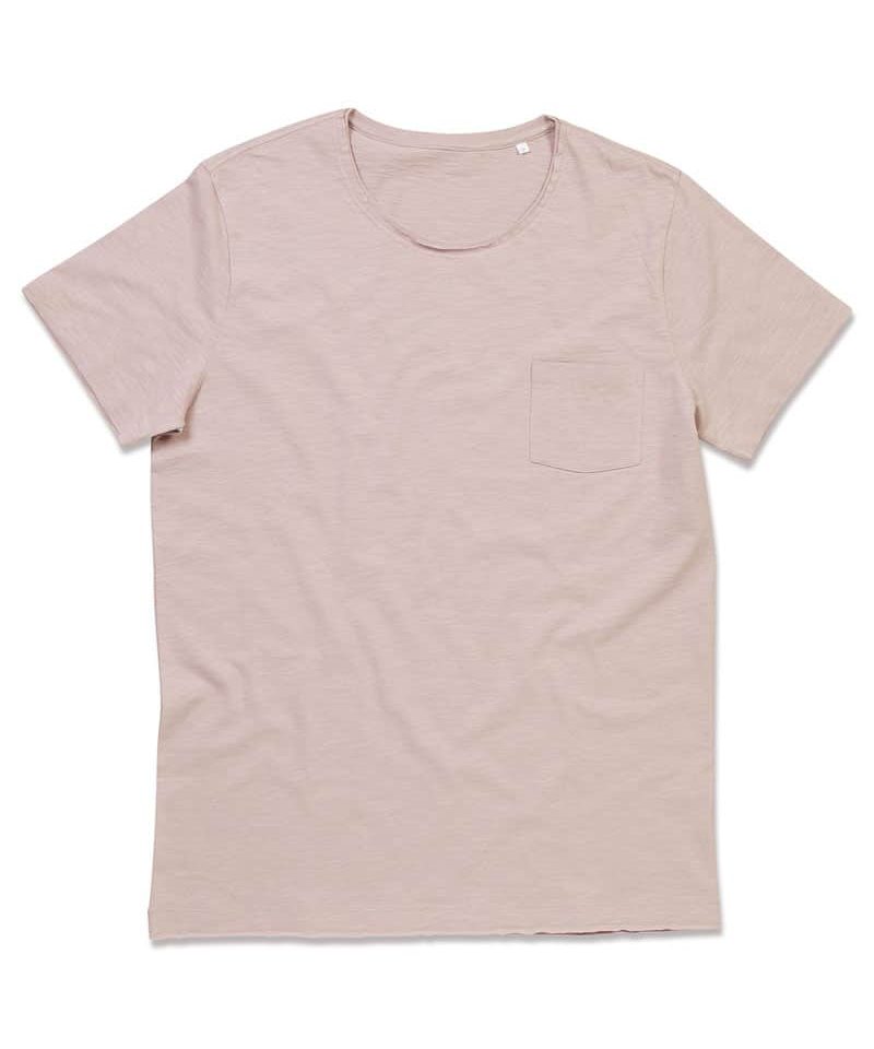 T-shirt uomo fiammata girocollo con taschino Stedman ST9450 12 T-shirt uomo fiammata girocollo con taschino Stedman ST9450 rosa