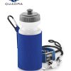 Porta borraccia con borraccia Quadra QD440 1 porta borraccia QD440 blu royal