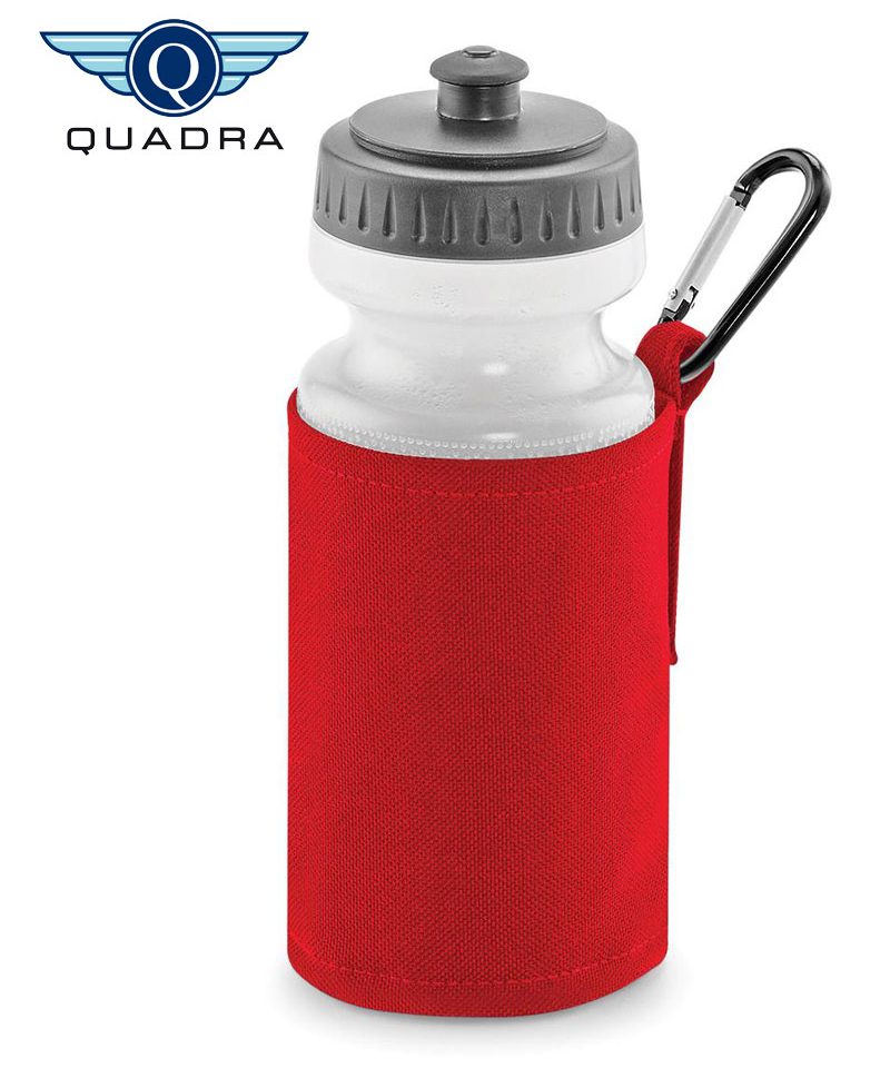 Porta borraccia con borraccia Quadra QD440 8 porta borraccia QD440 rosso