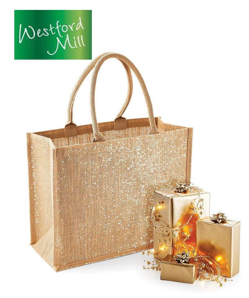 Shopper in juta metallizzata 42x33x19cm Westford Mill W437 6 Shopper in juta metallizzata 42x33x19cm Westford Mill W437 b