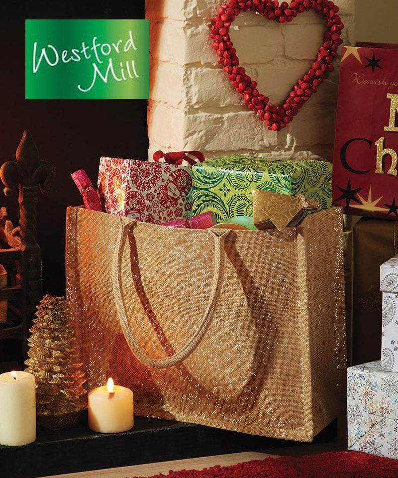 Shopper in juta metallizzata 42x33x19cm Westford Mill W437 7 Shopper in juta metallizzata 42x33x19cm Westford Mill W437