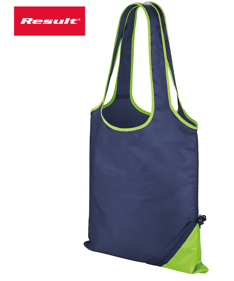 Shopper richiudibile in poliestere Result RER002X 19 shopper-richiudubile-in-poliestere-RER002X-blu-navy-verde