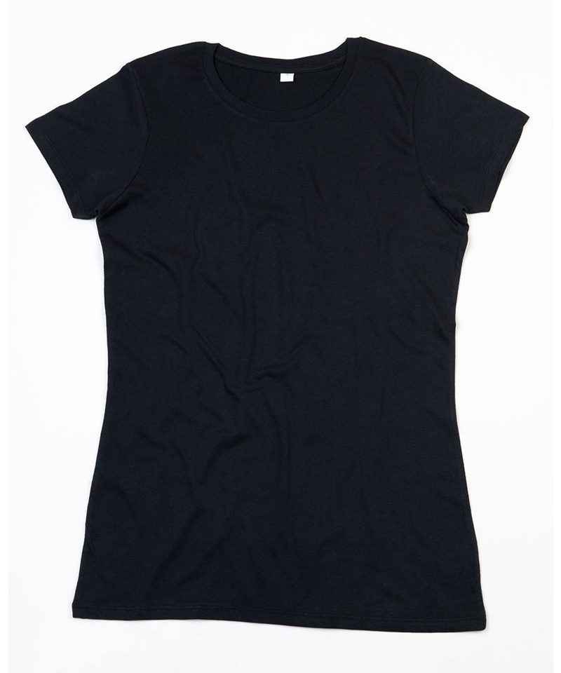 T-shirt Donna Longer girocollo Mantis MAM71 NO LOGO nero