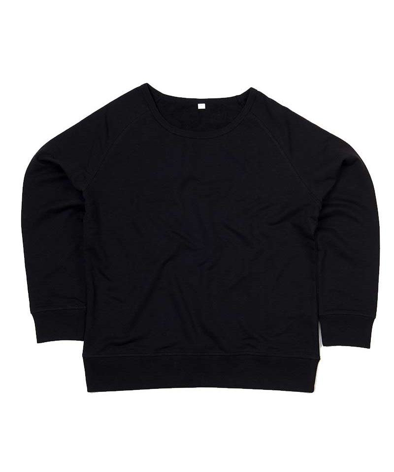 Felpa Donna ampio scollo tinta unita Mantis MAM77 10 Felpa-donna-ampio-scollo-tinta-unita-mantis-mam77-nero