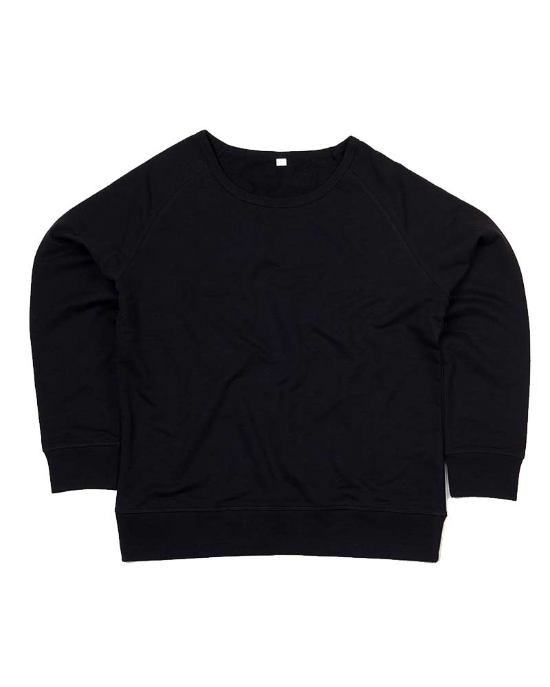 Felpa Donna ampio scollo tinta unita Mantis MAM77 5 Felpa-donna-ampio-scollo-tinta-unita-mantis-mam77-nero