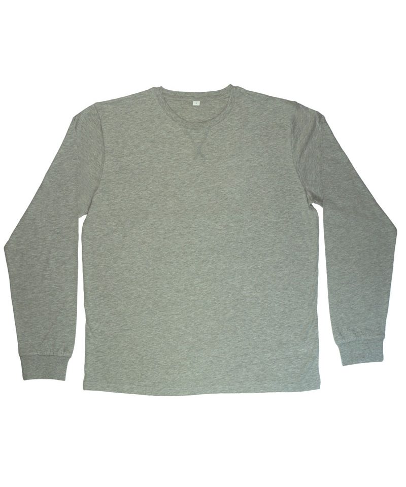 T-shirt manica lunga Uomo Mantis MAM86 5 T-shirt manica lunga Uomo Mantis MAM86 grigio melange