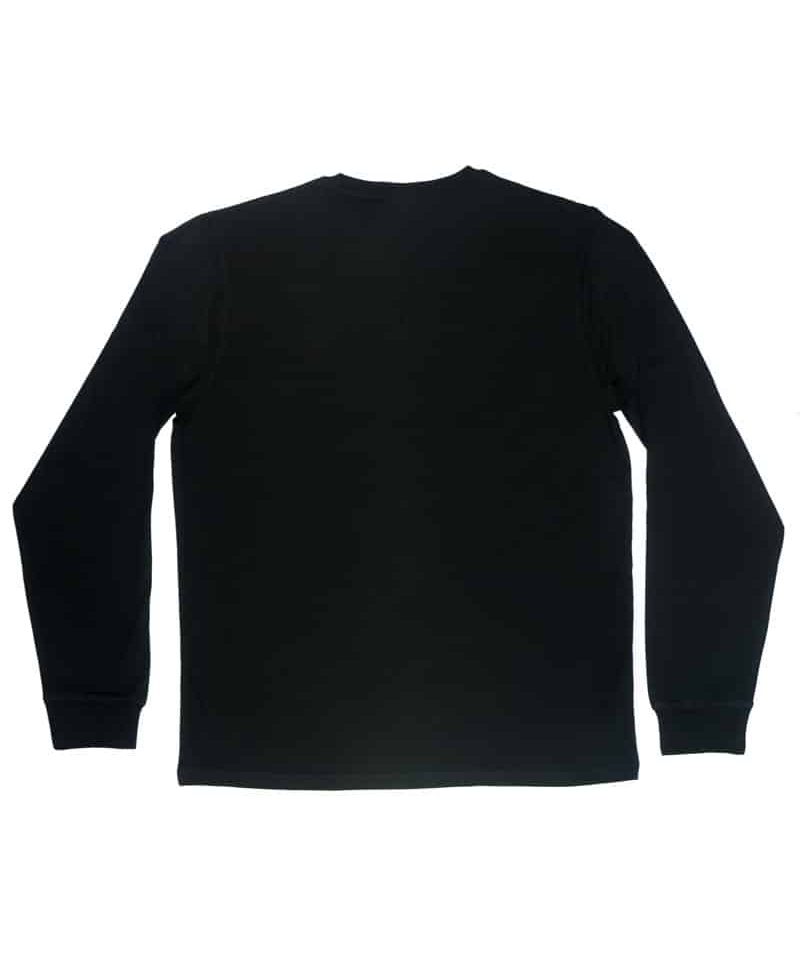 T-shirt manica lunga Uomo Mantis MAM86 6 T-shirt manica lunga Uomo Mantis MAM86 nero retro