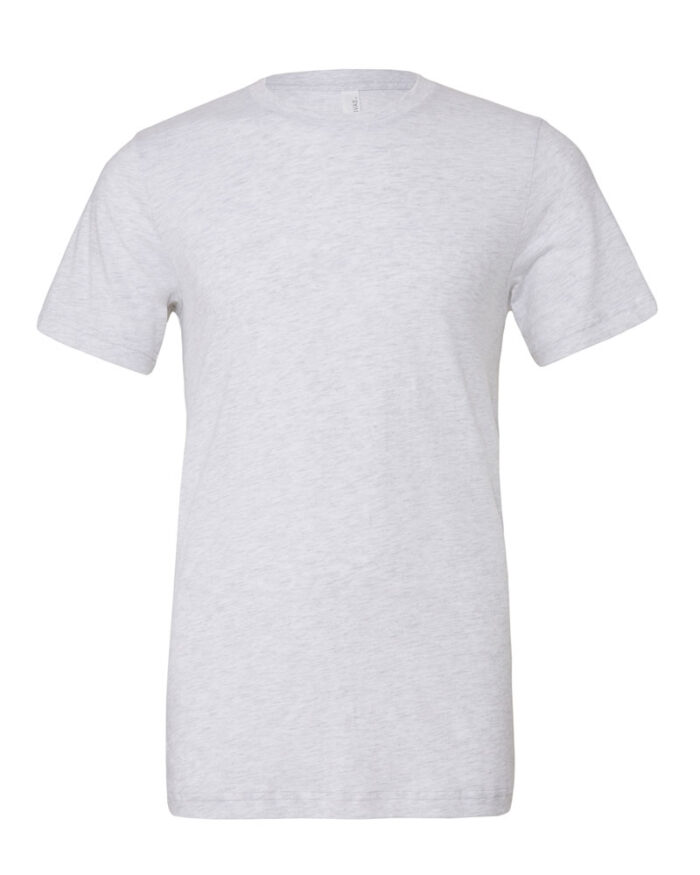 T-shirt Unisex manica corta Triblend Bella Canvas BE3413 grigio-chiaro