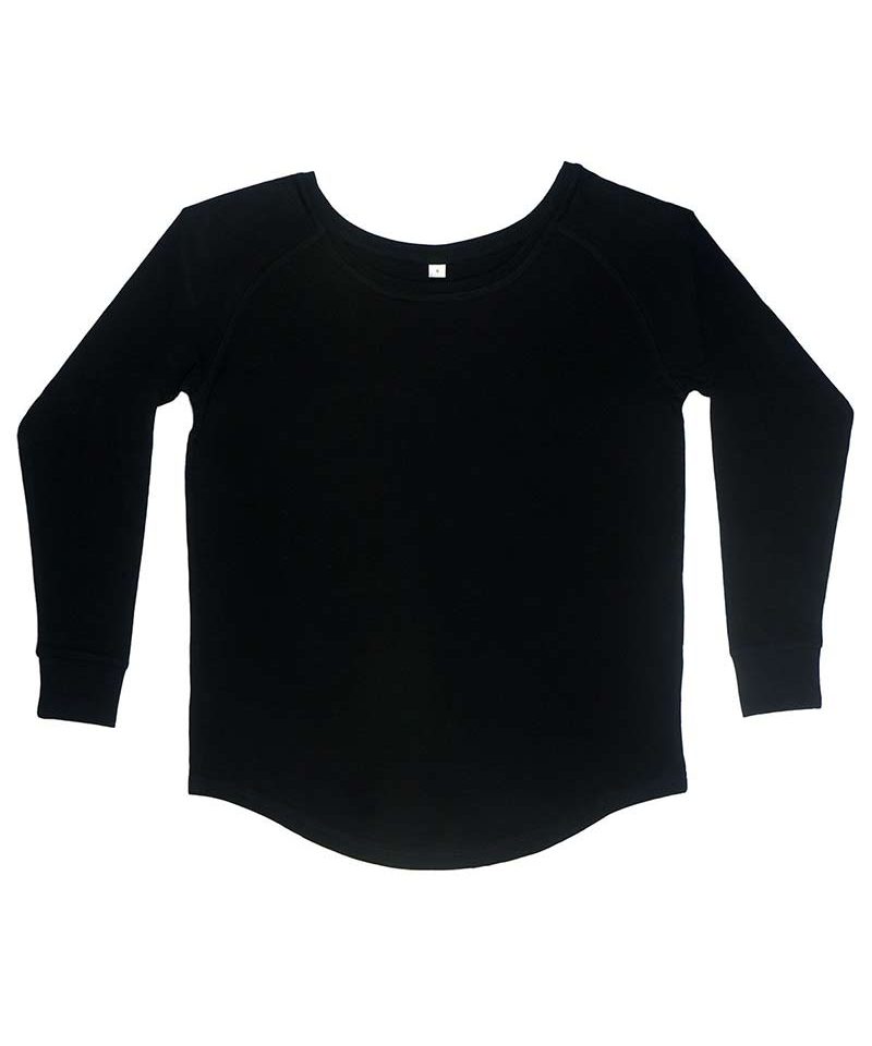 T-shirt-donna-manica-lunga-Mantis-mam97-nera