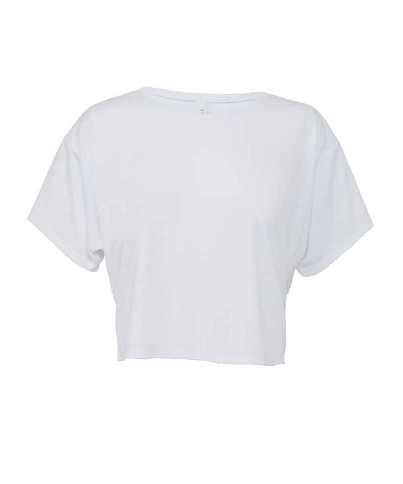T-shirt donna maniche a pipistrello Bella Canvas BE8881 bianco