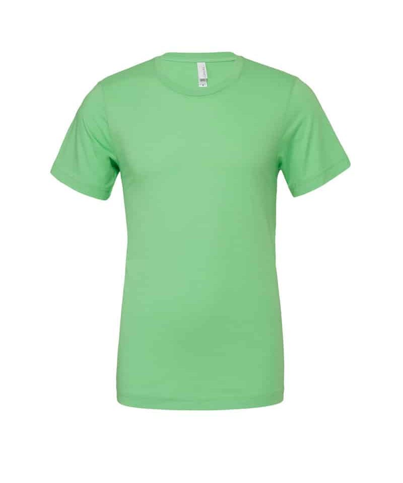 T-shirt uomo girocollo in policotone Bella Canvas BE3650 26 T-shirt uomo girocollo in policotone Bella Canvas BE3650 verde fluo