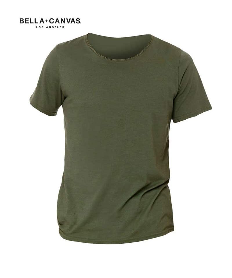 T-shirt-uomo-Bella-Canvas-BE3014-verde-militare