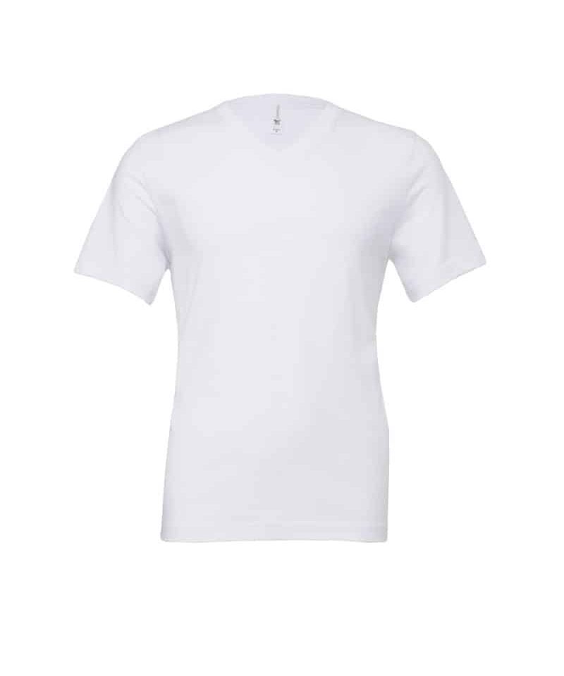 T-shirt uomo collo a V Bella Canvas BE3005 9 T-shirt uomo collo a V Bella Canvas BE3005 bianco