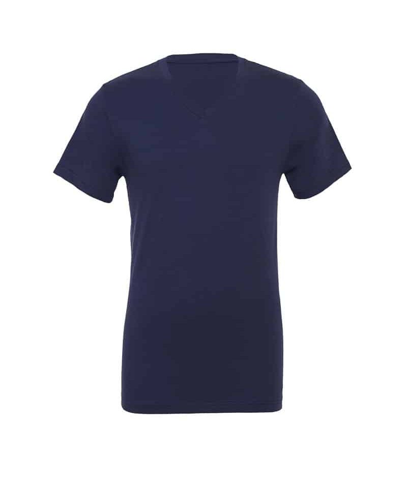 T-shirt uomo collo a V Bella Canvas BE3005 10 T-shirt uomo collo a V Bella Canvas BE3005 blu navy