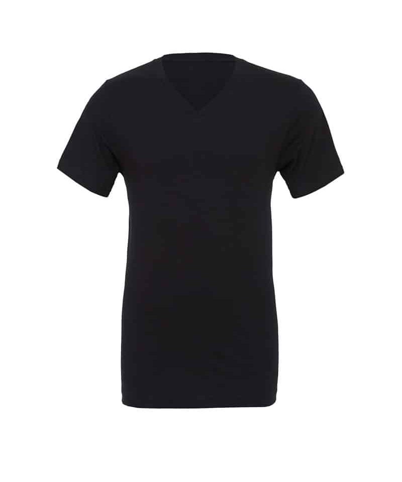T-shirt uomo collo a V Bella Canvas BE3005 13 T-shirt uomo collo a V Bella Canvas BE3005 nero