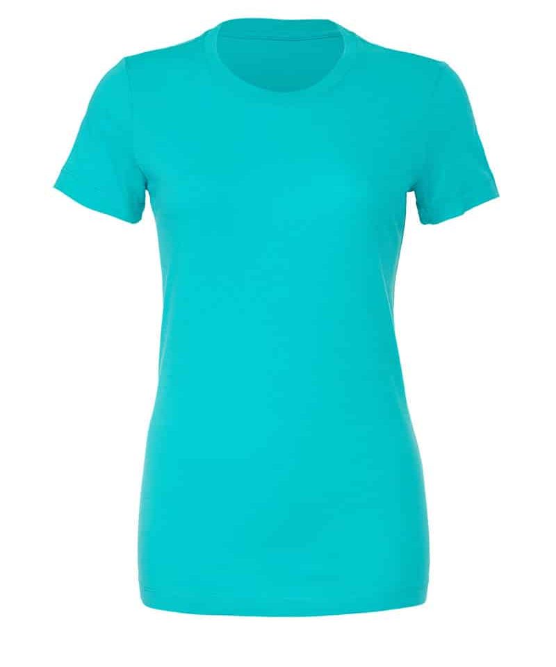T-shirt Donna Girocollo Bella Canvas BE6004 21 T-shirt Donna Girocollo Bella Canvas BE6004 azzurro