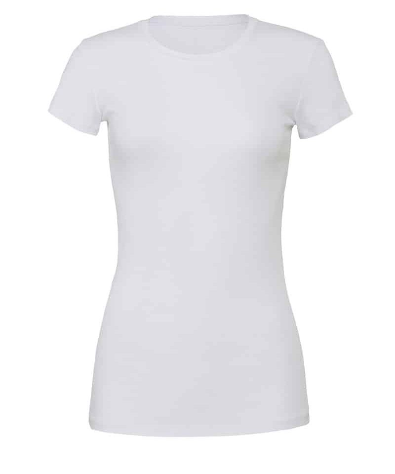 T-shirt Donna Girocollo Bella Canvas BE6004 35 T-shirt Donna Girocollo Bella Canvas BE6004 bianco