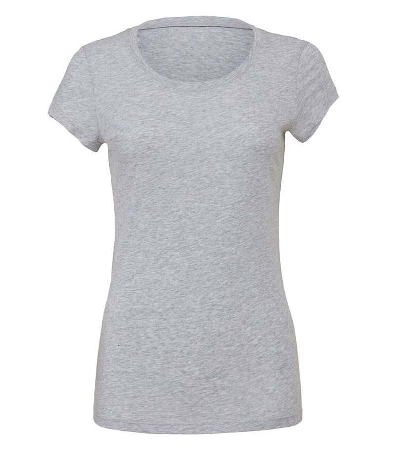 T-shirt Donna Girocollo Bella Canvas BE6004 26 T-shirt Donna Girocollo Bella Canvas BE6004 grigio melange