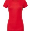 T-shirt Donna Girocollo Bella Canvas BE6004 1 T-shirt Donna Girocollo Bella Canvas BE6004 rosso