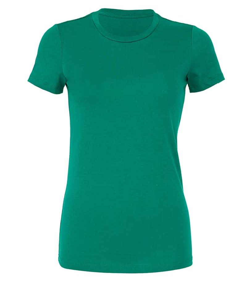T-shirt Donna Girocollo Bella Canvas BE6004 33 T-shirt Donna Girocollo Bella Canvas BE6004 verde-prato