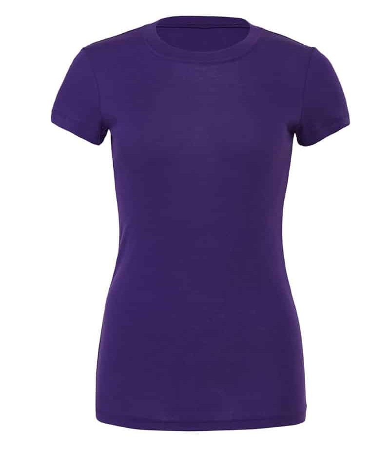 T-shirt Donna Girocollo Bella Canvas BE6004 34 T-shirt Donna Girocollo Bella Canvas BE6004 viola porpora