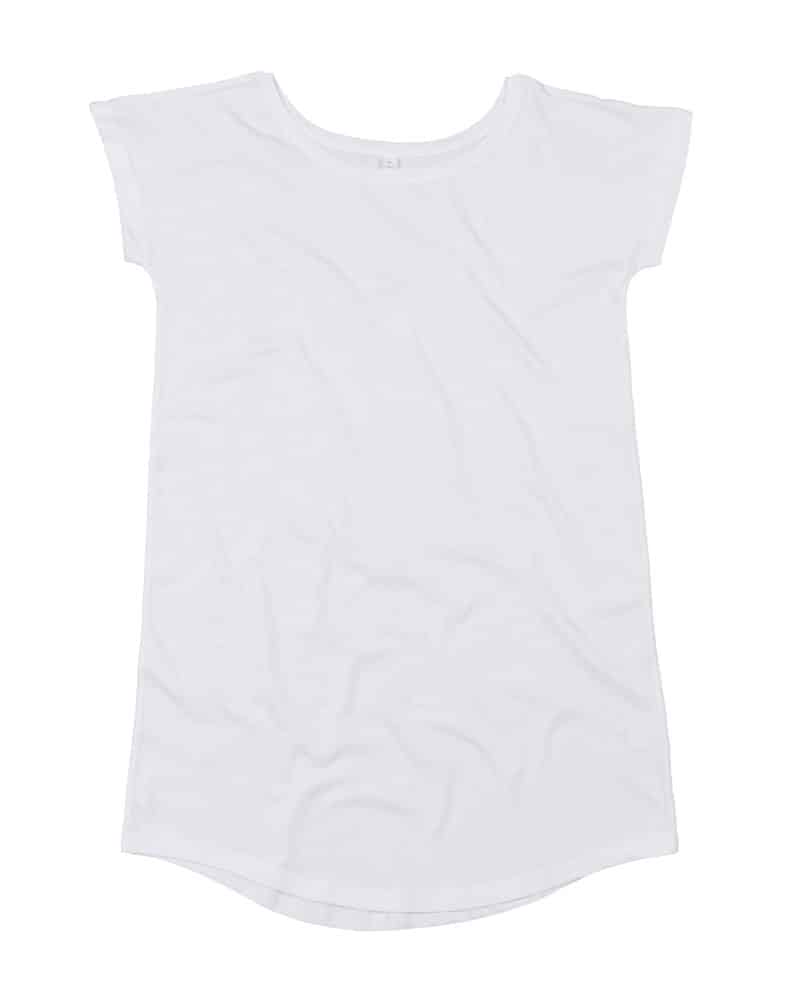 T-shirt extralunga in cotone organico donna Mantis MAM99 4 T-shirt extralunga Donna Vestito Mantis MAM99 bianco