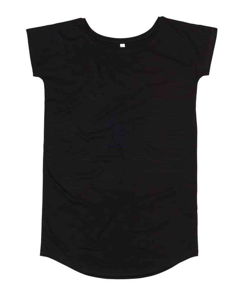 T-shirt extralunga Donna Vestito Mantis MAM99 nero