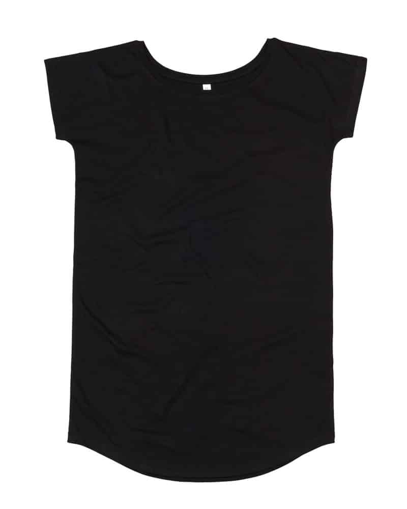 T-shirt extralunga in cotone organico donna Mantis MAM99 3 T-shirt extralunga Donna Vestito Mantis MAM99 nero