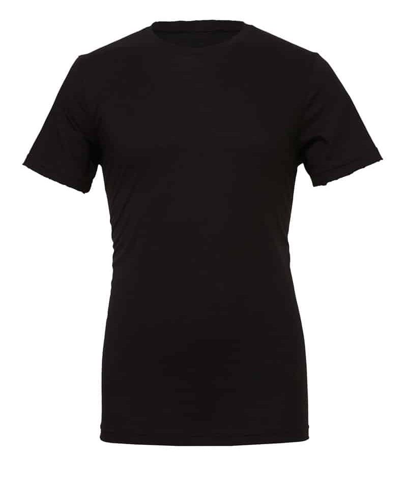 T-shirt Uomo Girocollo Bella Canvas BE3001 39 T-shirt Uomo Girocollo Bella Canvas BE3001 nero melange