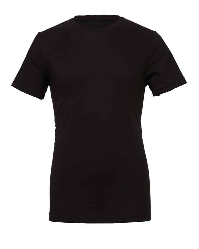T-shirt Uomo Girocollo Bella Canvas BE3001 21 T-shirt Uomo Girocollo Bella Canvas BE3001 nero melange