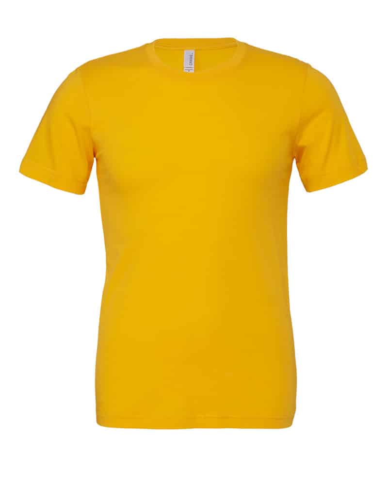 T-shirt Uomo Girocollo Bella Canvas BE3001 5 T-shirt Uomo Girocollo Bella Canvas BE3001 giallo oro