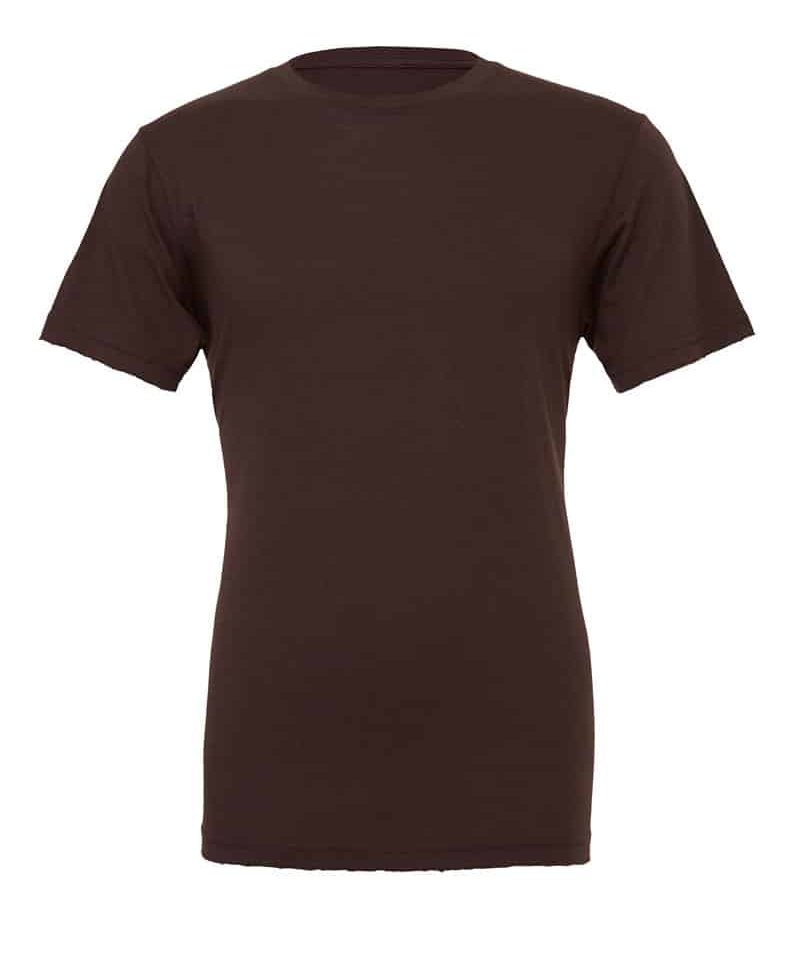 T-shirt Uomo Girocollo Bella Canvas BE3001 32 T-shirt Uomo Girocollo Bella Canvas BE3001 marrone