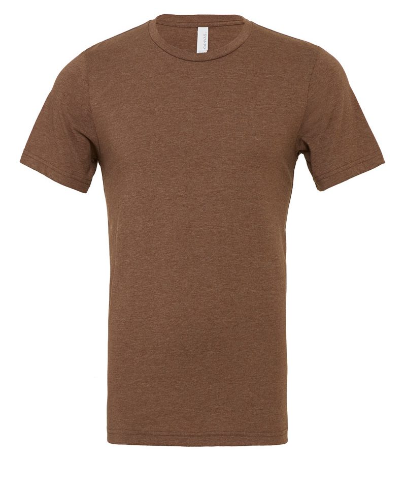 T-shirt Uomo Girocollo Bella Canvas BE3001 31 T-shirt Uomo Girocollo Bella Canvas BE3001 marrone chiaro