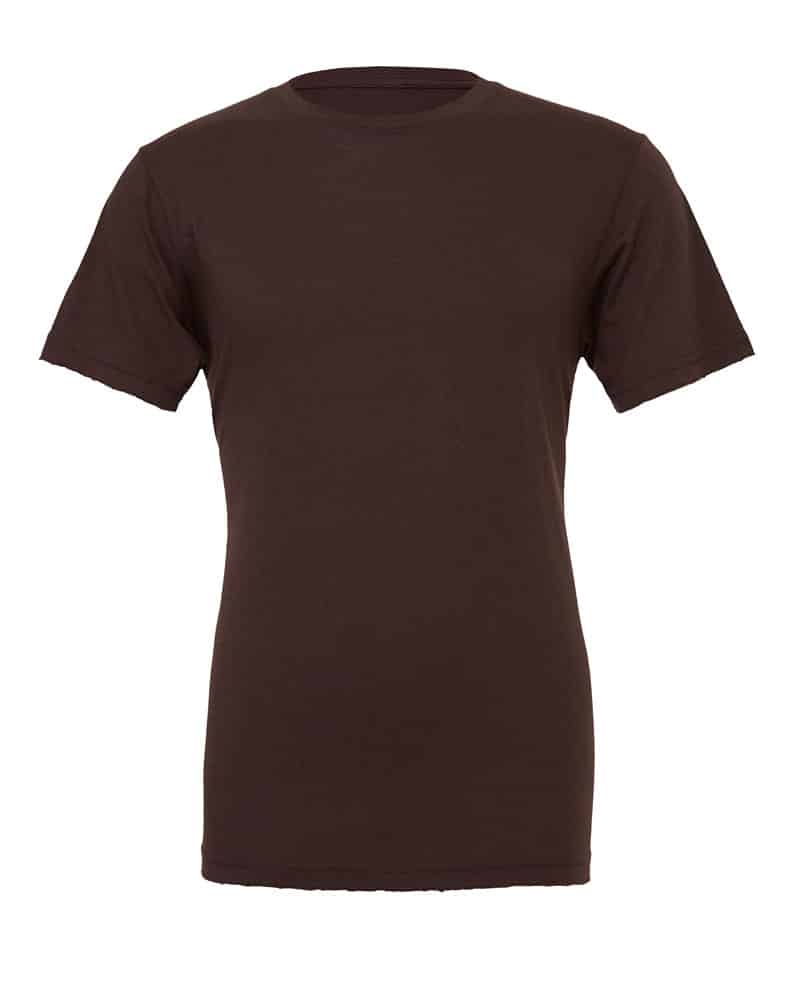 T-shirt Uomo Girocollo Bella Canvas BE3001 14 T-shirt Uomo Girocollo Bella Canvas BE3001 marrone