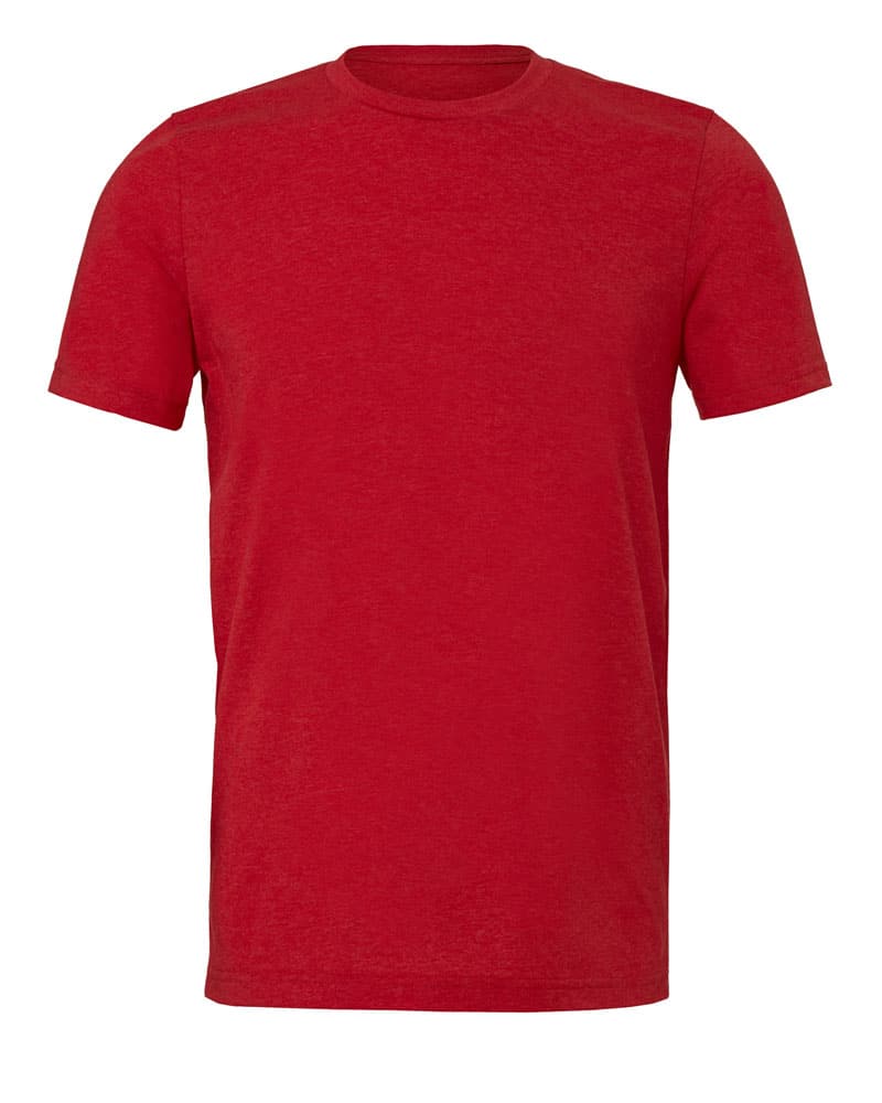 T-shirt Uomo Girocollo Bella Canvas BE3001 8 T-shirt Uomo Girocollo Bella Canvas BE3001 rosso melangeT-shirt Uomo Girocollo Bella Canvas BE3001 rosso melange