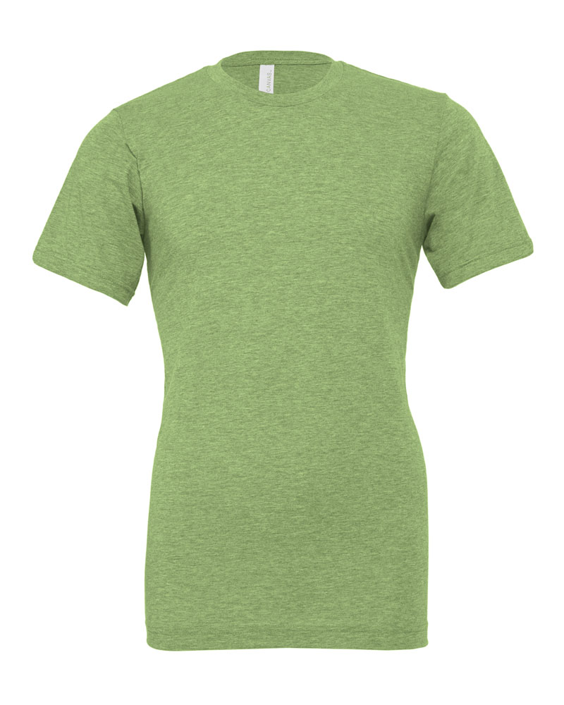 T-shirt Uomo Girocollo Bella Canvas BE3001 9 T-shirt Uomo Girocollo Bella Canvas BE3001 verde mela melange