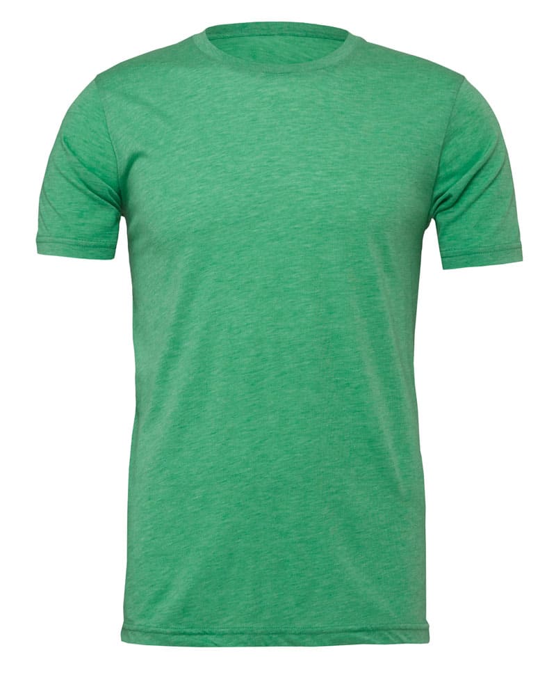 T-shirt Uomo Girocollo Bella Canvas BE3001 10 T-shirt Uomo Girocollo Bella Canvas BE3001 verde melange