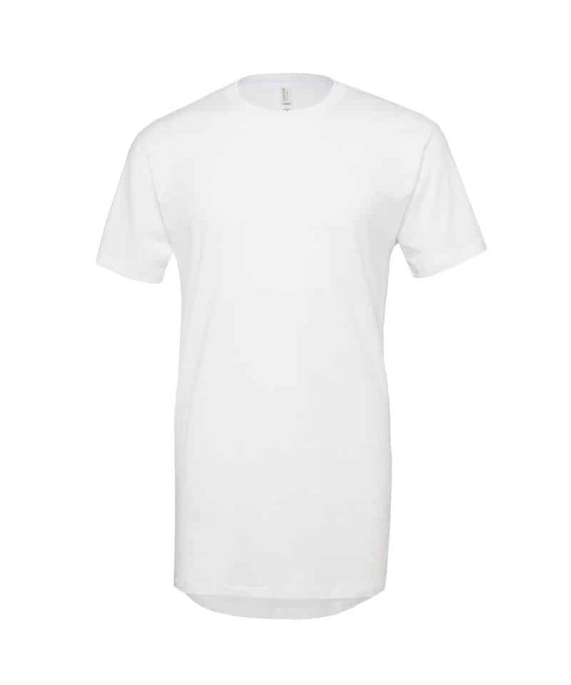 T-shirt Uomo Girocollo Longer Bella Canvas BE3006 7 T-shirt Uomo Girocollo Longer Bella Canvas BE3006 bianco