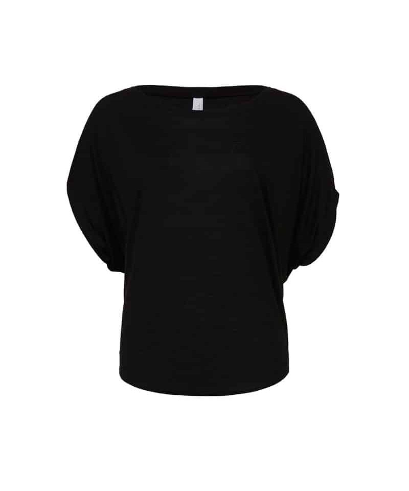 T-shirt donna maniche a pippistrello Bella Canvas BE8821 5 T-shirt donna maniche a pippistrello Bella Canvas BE8821 nero