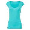 T-shirt donna collo V elasticizzata Bella Canvas BE8705 1 T-shirt donna collo V elasticizzata Bella Canvas BE8705 azzurro
