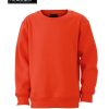 Felpe bambino girocollo James Nicholson JN040K 1 Felpe-bambino-personalizzate-girocollo-James-and-nicholson-JN040K