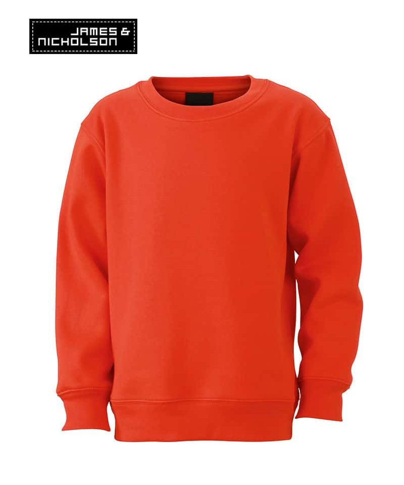 Felpe-bambino-personalizzate-girocollo-James-and-nicholson-JN040K