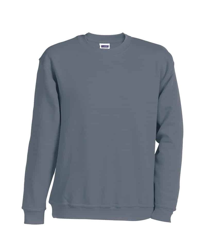 Felpe bambino girocollo James Nicholson JN040K 38 Felpe-bambino-personalizzate-girocollo-James-and-nicholson-JN040K-grigio-carbone